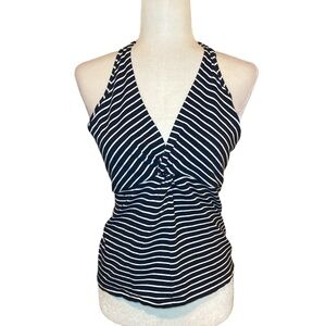 Striped halter top